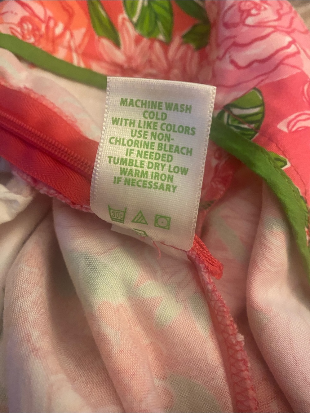 Lilly Pulitzer Pink Floral Cropped Pull-On Pants - Picture 9 of 11